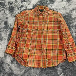 Raphael Lauren Country Plaid Flannel Women size L